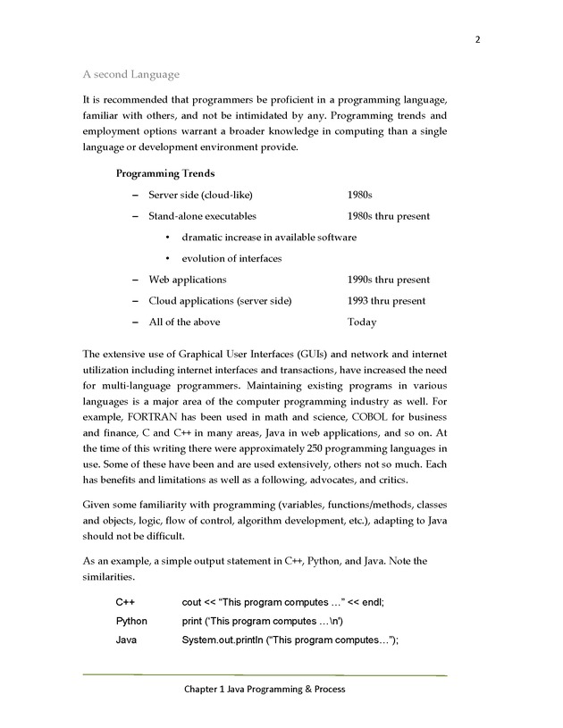 Java Programming: Basics to Advanced Concepts Advanced Programming Workshop - Page 2